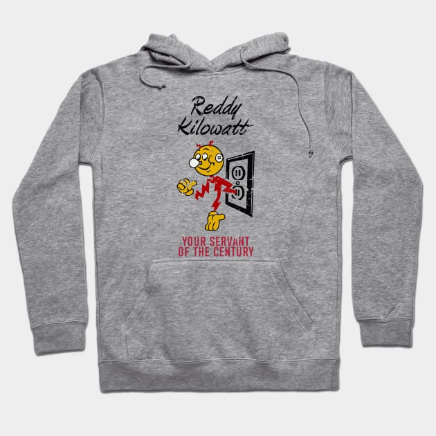 Reddy Kilowatt - Vintage Retrocolor Hoodie by Sayang Anak